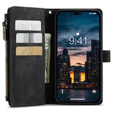 Caseme C30 Multifunktionel iPhone 14 Pro Max Pung - Sort