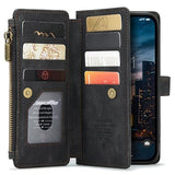 Caseme C30 Multifunktionel iPhone 14 Pro Max Pung - Sort