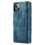 Caseme C30 Multifunktionel iPhone 14 Plus Pung - Blå