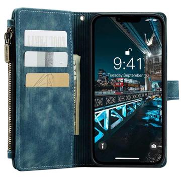 Caseme C30 Multifunktionel iPhone 14 Plus Pung - Blå