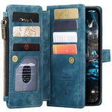 Caseme C30 Multifunktionel iPhone 14 Plus Pung - Blå