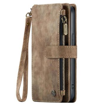 Caseme C30 Multifunktionel iPhone 14 Plus Pung - Brun