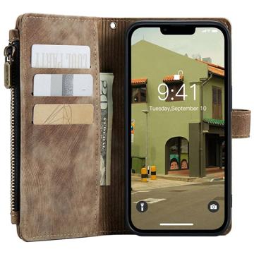 Caseme C30 Multifunktionel iPhone 14 Plus Pung - Brun