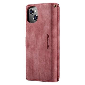 Caseme C30 Multifunktionel iPhone 14 Plus Pung - Rød