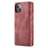 Caseme C30 Multifunktionel iPhone 14 Plus Pung - Rød