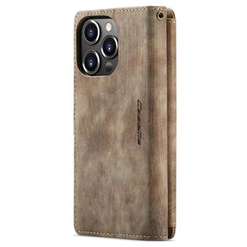 Caseme C30 Multifunktionel iPhone 14 Pro Max Pung - Brun