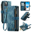 iPhone 14 Caseme C30 Multifunktionel Pung - Blå
