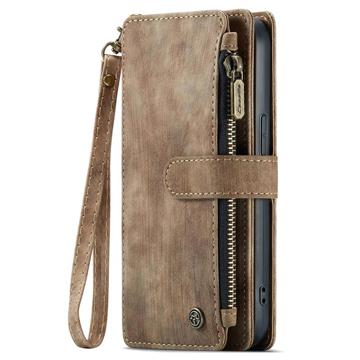 iPhone 14 Caseme C30 Multifunktionel Pung - Brun