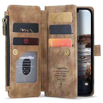 iPhone 14 Caseme C30 Multifunktionel Pung - Brun