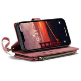 iPhone 14 Caseme C30 Multifunktionel Pung - Rød