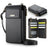 Caseme ME50 Universal Crossbody-taske m. RFID-beskyttelse - 4"-7.3" - Sort