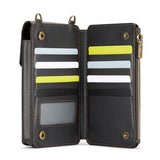 Caseme ME50 Universal Crossbody-taske m. RFID-beskyttelse - 4"-7.3" - Sort