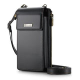 Caseme ME50 Universal Crossbody-taske m. RFID-beskyttelse - 4"-7.3" - Sort