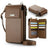 Caseme ME50 Universal Crossbody-taske m. RFID-beskyttelse - 4"-7.3" - Brun