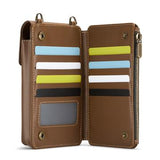 Caseme ME50 Universal Crossbody-taske m. RFID-beskyttelse - 4"-7.3" - Brun