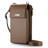 Caseme ME50 Universal Crossbody-taske m. RFID-beskyttelse - 4"-7.3" - Brun