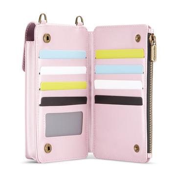Caseme ME50 Universal Crossbody-taske m. RFID-beskyttelse - 4"-7.3" - Pink
