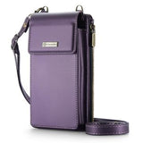Caseme ME50 Universal Crossbody-taske m. RFID-beskyttelse - 4"-7.3" - Lilla
