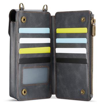 Caseme Me40 Universal RFID-skuldertaske - 4"-7.5" - Sort