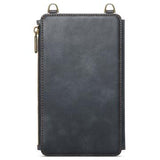 Caseme Me40 Universal RFID-skuldertaske - 4"-7.5" - Sort