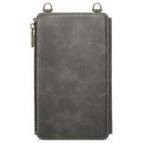 Caseme Me40 Universal RFID-skuldertaske - 4"-7.5" - Kaffe