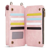 Caseme Me40 Universal RFID-skuldertaske - 4"-7.5" - Pink