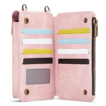 Caseme Me40 Universal RFID-skuldertaske - 4"-7.5" - Pink