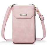 Caseme Me40 Universal RFID-skuldertaske - 4"-7.5" - Pink