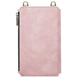 Caseme Me40 Universal RFID-skuldertaske - 4"-7.5" - Pink