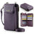 Caseme Me40 Universal RFID-skuldertaske - 4"-7.5" - Lilla