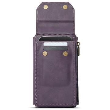 Caseme Me40 Universal RFID-skuldertaske - 4"-7.5" - Lilla
