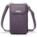 Caseme Me40 Universal RFID-skuldertaske - 4"-7.5" - Lilla