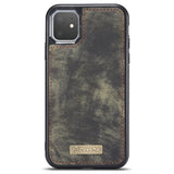 Caseme 2-i-1 Multifunktionel iPhone 11 Pung - Grå