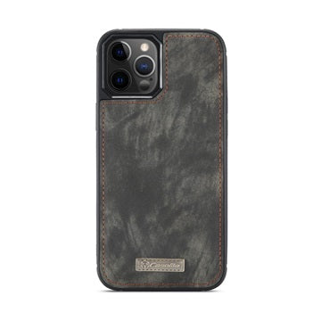 Caseme Multifunktionel iPhone 12 Pro Max Pung Taske - Sort