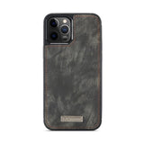 Caseme Multifunktionel iPhone 12 Pro Max Pung Taske - Sort