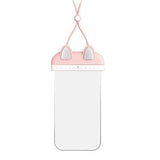 Katte ører universelt vandtæt etui - 7" - pink