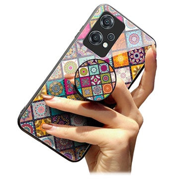 Checkered Pattern OnePlus Nord CE 2 Lite 5G Hybrid Cover - Farverig Mandala