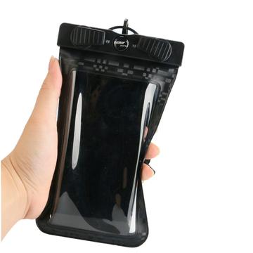 Ternet mønster IPX8 Universal vandtæt taske - 6.8" - Blå