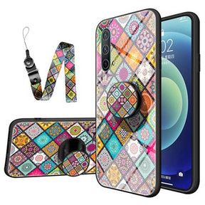 Checkered Pattern OnePlus Nord CE 5G Hybrid Cover - Farverig Mandala