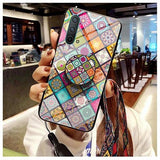 Checkered Pattern OnePlus Nord CE 5G Hybrid Cover - Farverig Mandala