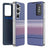 Samsung Galaxy S26 Ultra Smart View-flipcover med ternet mønster og kortholder - Lilla
