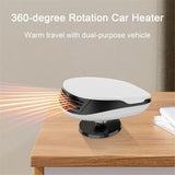 12V Bilvarmer & Defroster – 120W Cigaretlighter Varmblæser & 360-graders Justerbar Defogger