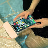 Klar TPU Universal IPX8 vandtæt etui m. touch-funktion - 7" - mørkeblå