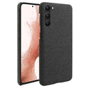 Samsung Galaxy S23 5G Stofbelagt Plastikcover - Sort