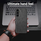 Samsung Galaxy M35 Dækket Hybrid Cover - Sort