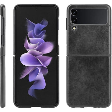 Samsung Galaxy Z Flip3 5G Belagt Plastikcover - Sort