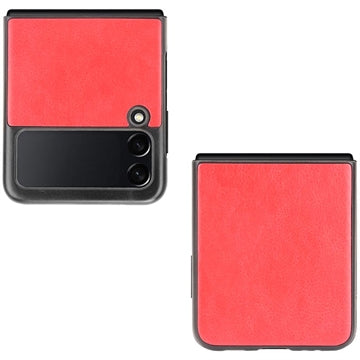 Samsung Galaxy Z Flip3 5G Belagt Plastikcover - Rød