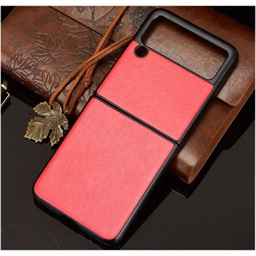 Samsung Galaxy Z Flip3 5G Belagt Plastikcover - Rød