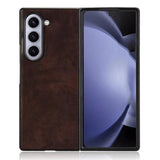 Samsung Galaxy Z Fold6 Belagt Plastikcover - Brun