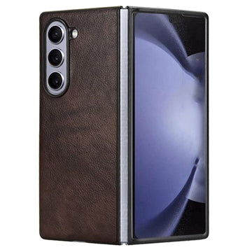 Samsung Galaxy Z Fold6 Belagt Plastikcover - Brun